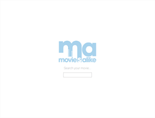 Tablet Screenshot of moviesalike.com